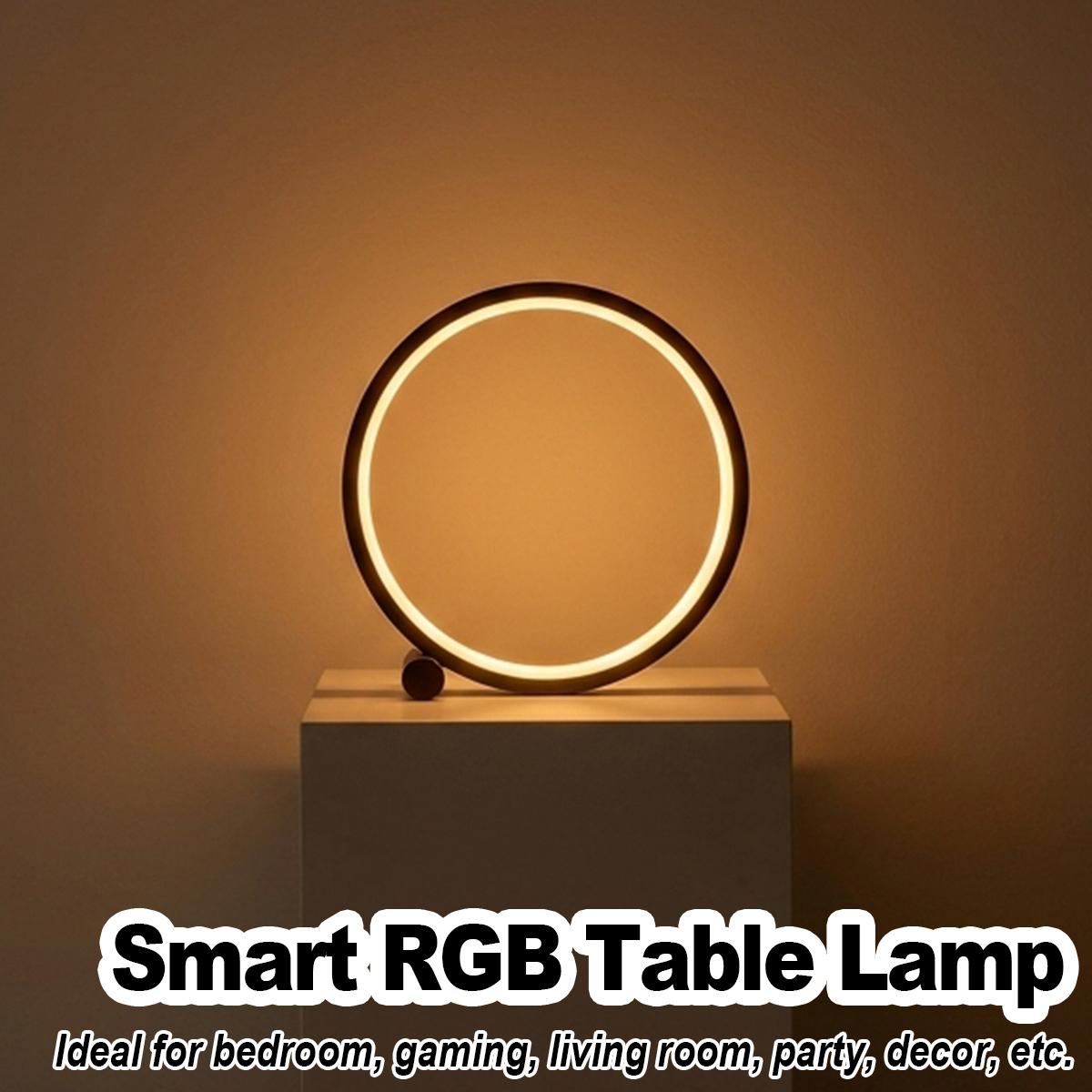 Desk Setup Black - スマートテーブルランプ音楽同期無段階調光テーブルランプ雰囲気USBデスクセットアップルーム装飾雰囲気ライトホームギフトUSB