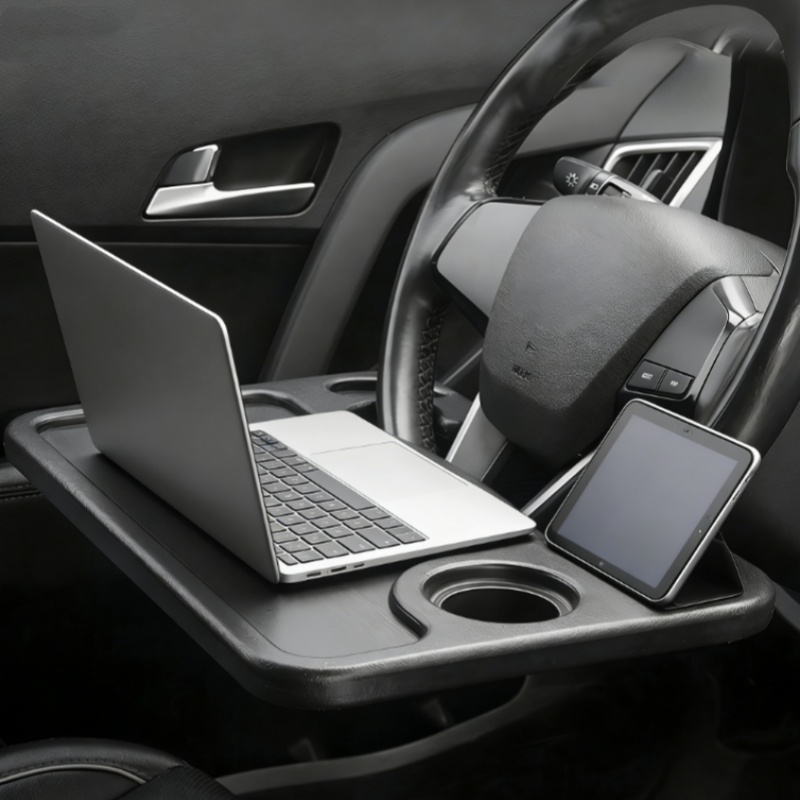 Desk Setup Laptop - 車のステアリングホイールテーブルユニバーサルステアリングホイールマウントラップトップタブレット多機能ダイニングデスクホルダーポータブルインテリアパーツ