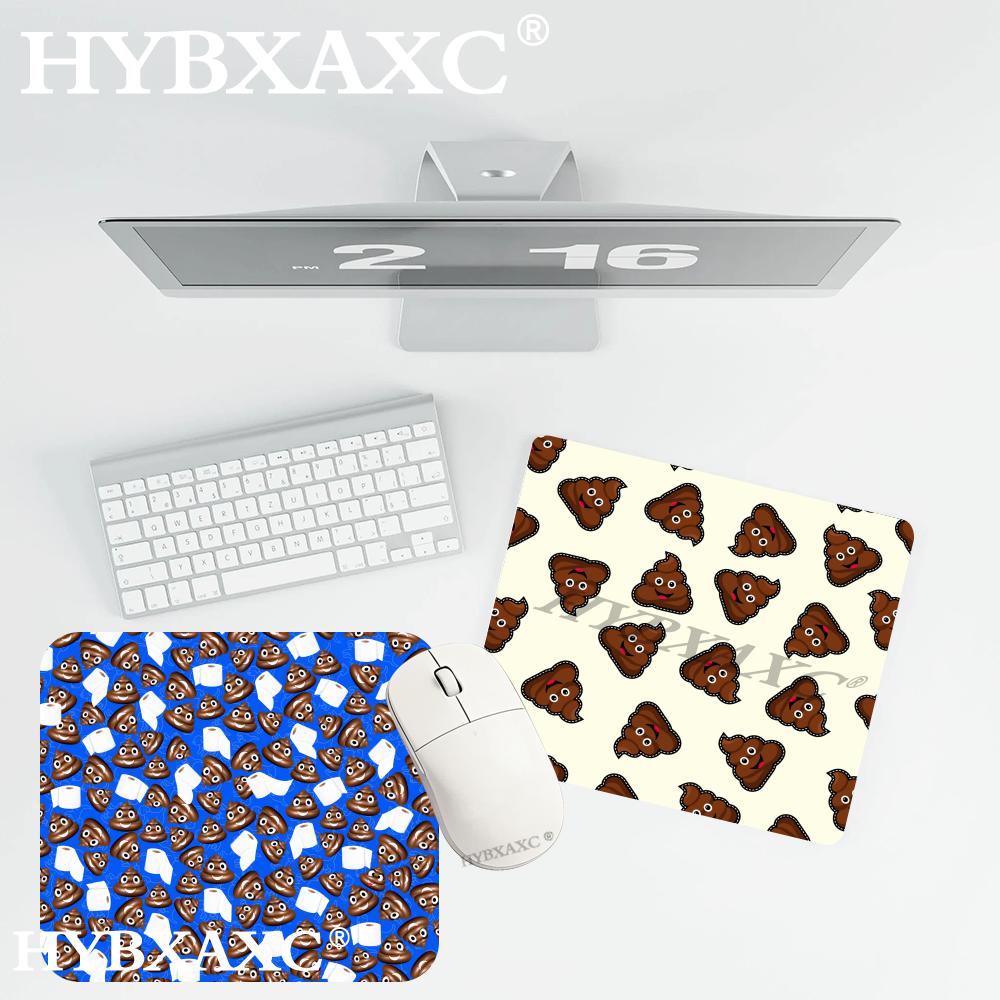 Desk Setup Emoji - HYBXAXC うんち絵文字パターンの小さなマウスパッド オフィスや家庭用デスクマット、仕事用のモダンなマウスパッド、コンピューターアクセサリー
