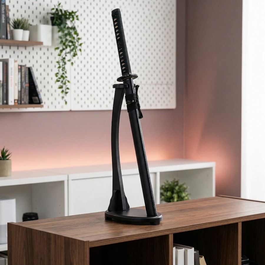 Desk Setup Shelves - 垂直刀スタンド剣棚サポートサーベルディスプレイラック単層デスクトップホルダーシュヴァルトブラケット日本の装飾ギフト
