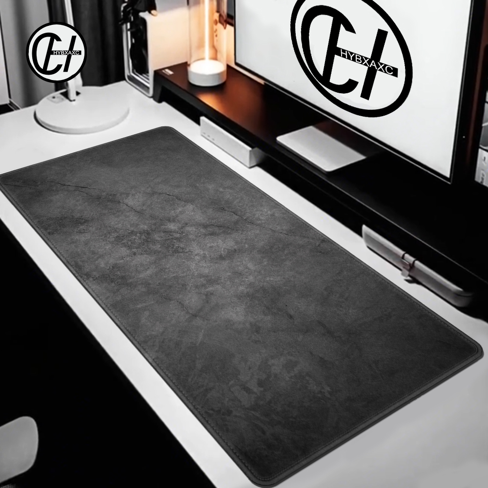 Desk Setup Black - グレーシリーズマウスパッド 1200 × 600 ミリメートルオーバーロック大型マウスパッド xxl