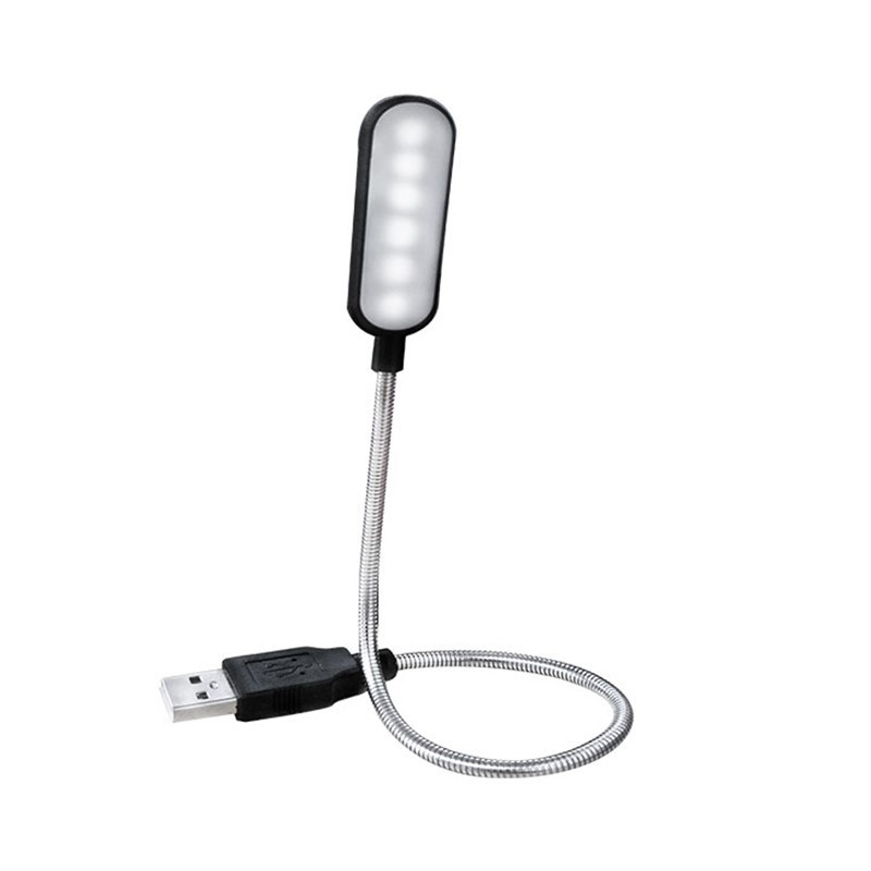 ミニ 4 LED ブックランプポータブル USB 読書ナイト - Desk Setup Laptop のレビューと価格