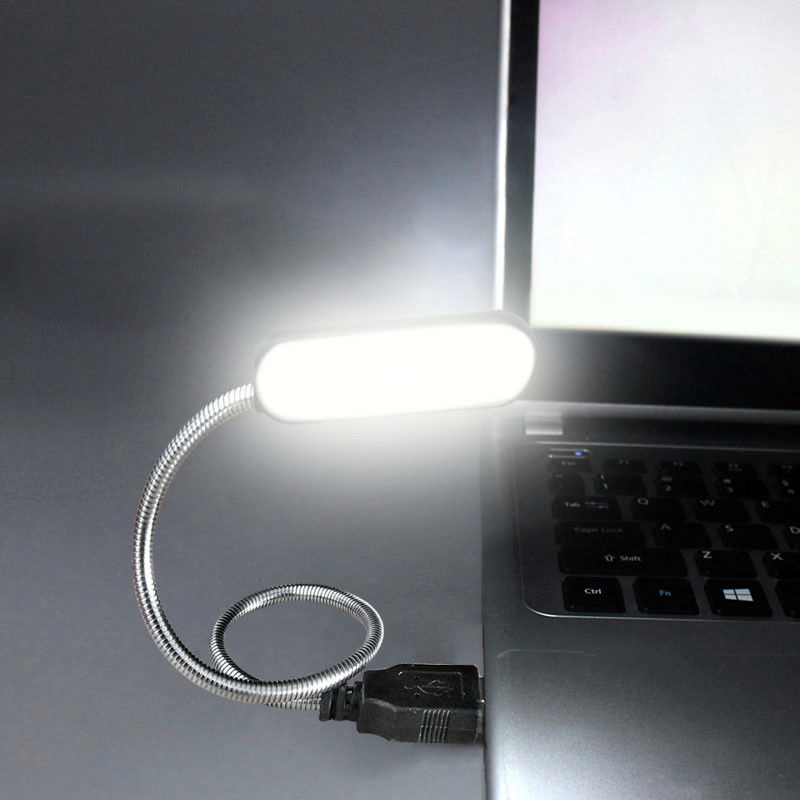 ミニ 4 LED ブックランプポータブル USB 読書ナイト - Desk Setup Laptop のレビューと価格