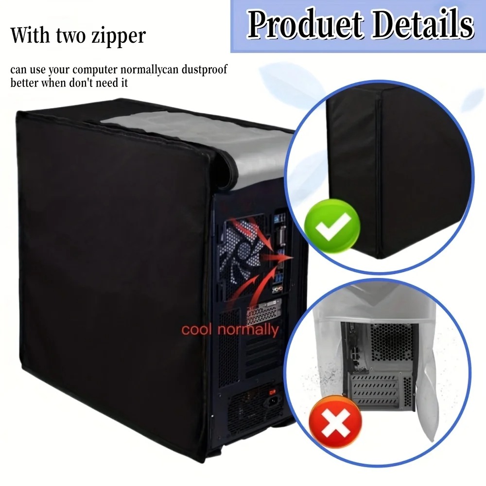 デスクトップ CPU ケース ダストカバー オールインワン  - Desk Setup Pc のレビューと価格