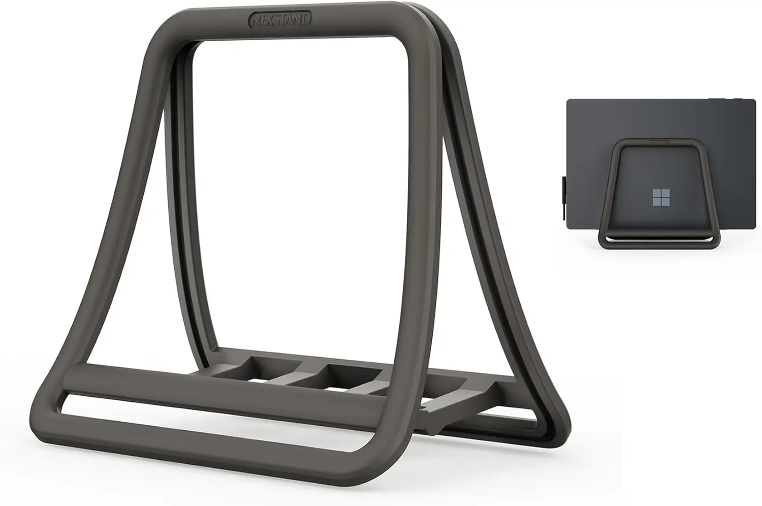 縦型ノートパソコンスタンド ノートブックホルダー ダブルスロ - Desk Setup Mac のレビューと価格