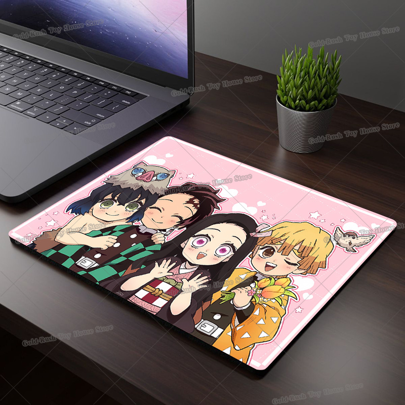竈門炭治郎禰豆子小型マウスパッドデーモンスレイヤーノンスリッ - Desk Setup Rug のレビューと価格