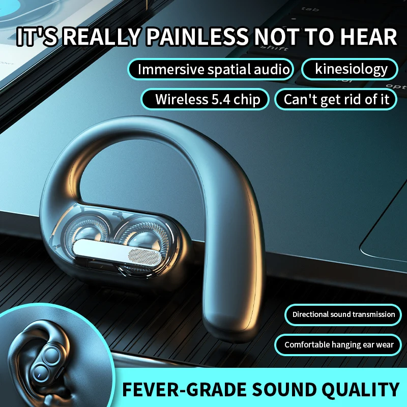 ワイヤレス Bluetooth ヘッドフォンフルオープンヘッ - Headphone Hook Under のレビューと価格