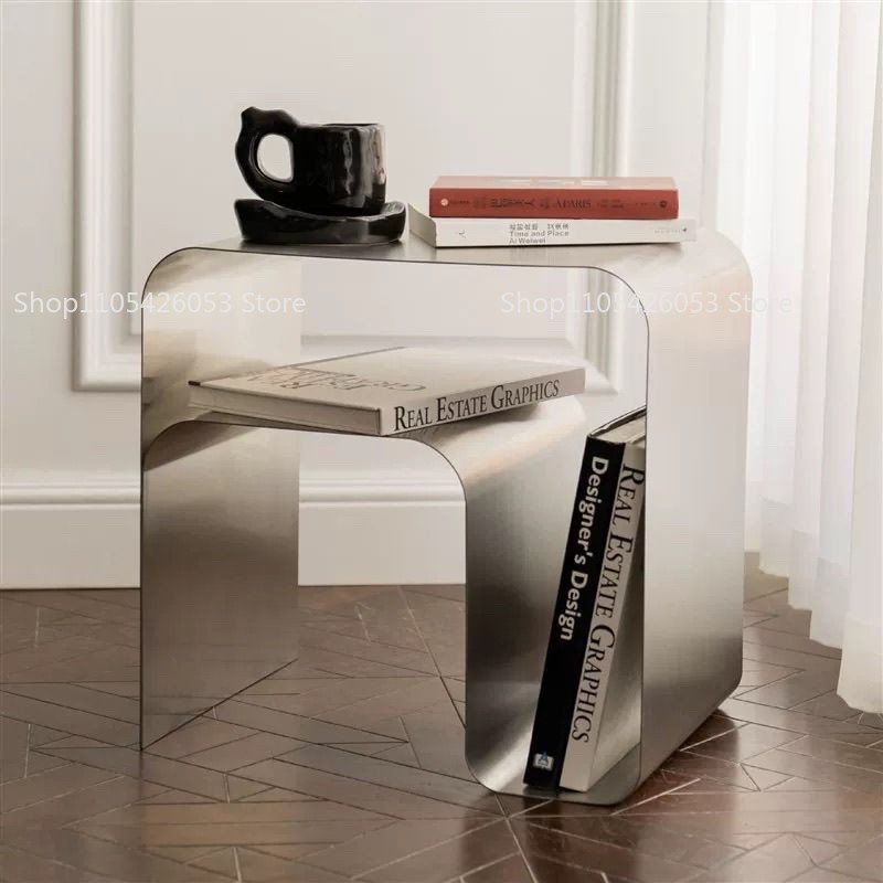 中世、バウハウス、ステンレス鋼、サイドテーブル、クリエイティ - Desk Setup Shelves のレビューと価格