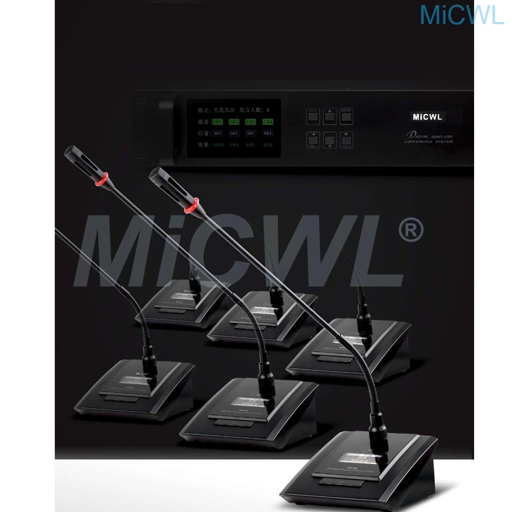 MiCWLデジタルワイヤレスグースネックマイク会議システム、 - Desk Setup Kit のレビューと価格