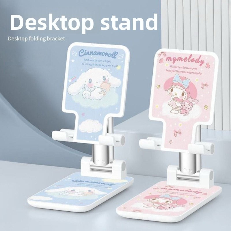 ファッションシナモロール柄スマホホルダー 可愛い漫画プリント - Desk Setup Kit のレビューと価格
