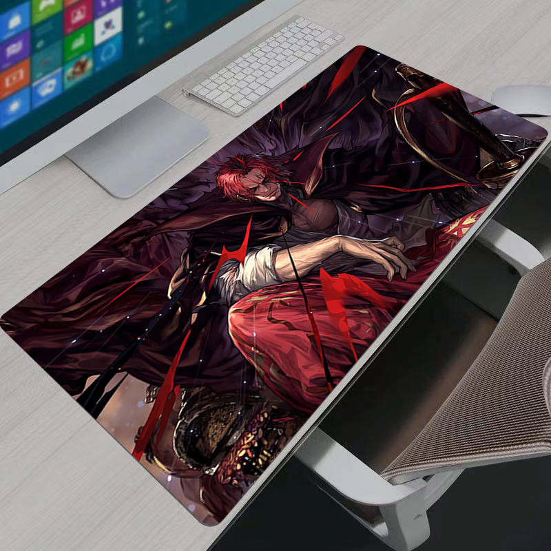 ワンピース シャンクス マウスパッド 大型 ゲーマー XXL - Desk Setup Rug のレビューと価格