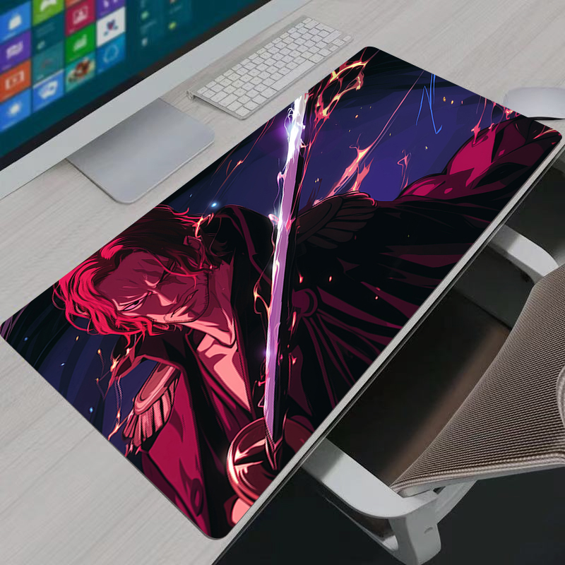 ワンピース シャンクス マウスパッド 大型 ゲーマー XXL - Desk Setup Rug のレビューと価格