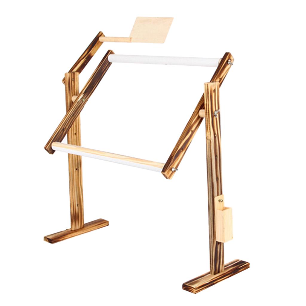 刺繍枠ホルダー 調節可能な木製デスクスタンド クロスステッチ - Desk Setup Kit のレビューと価格