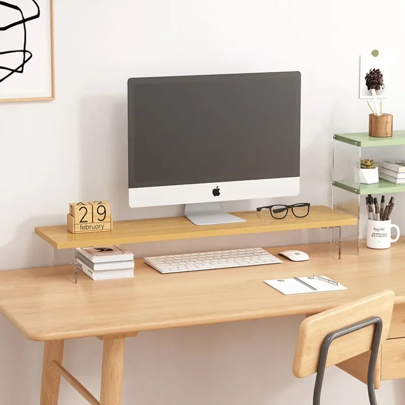 アクリルサスペンションオフィスコンピューターモニター、ローテ - Desk Setup Laptop のレビューと価格