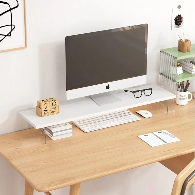 アクリルサスペンションオフィスコンピューターモニター、ローテ - Desk Setup Laptop のレビューと価格