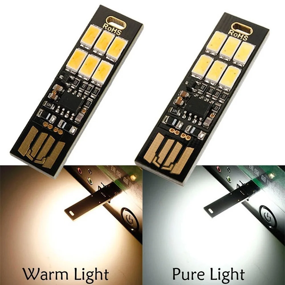 ミニ5730 USB LEDライト 5V タッチセンサー調光 - Desk Setup Laptop のレビューと価格