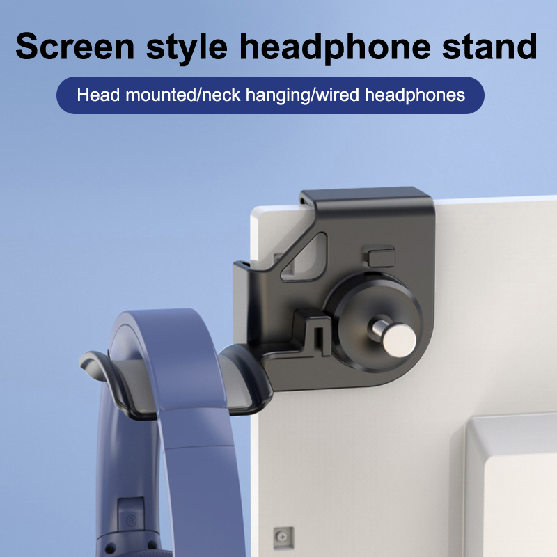 新しいヘッドフォンホルダー PC モニターハンガー壁掛けフッ - Headphone Hook Under のレビューと価格