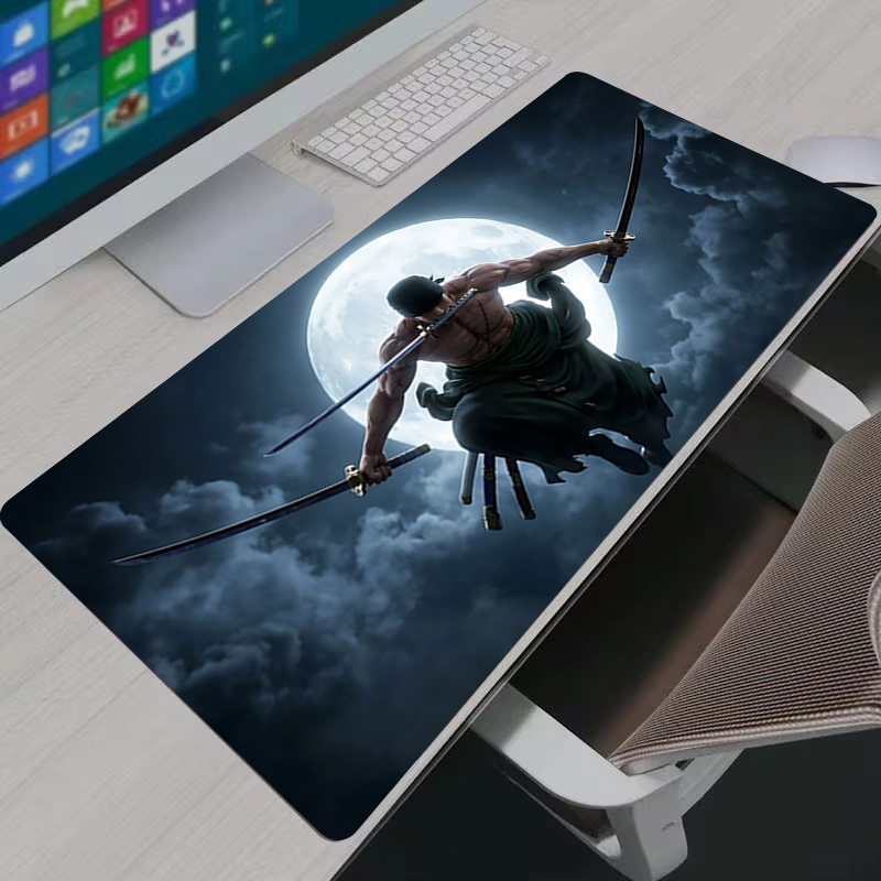 マウスパッド PC ゲーマーアニメデスクマットノンスリップラ - Desk Setup Rug のレビューと価格