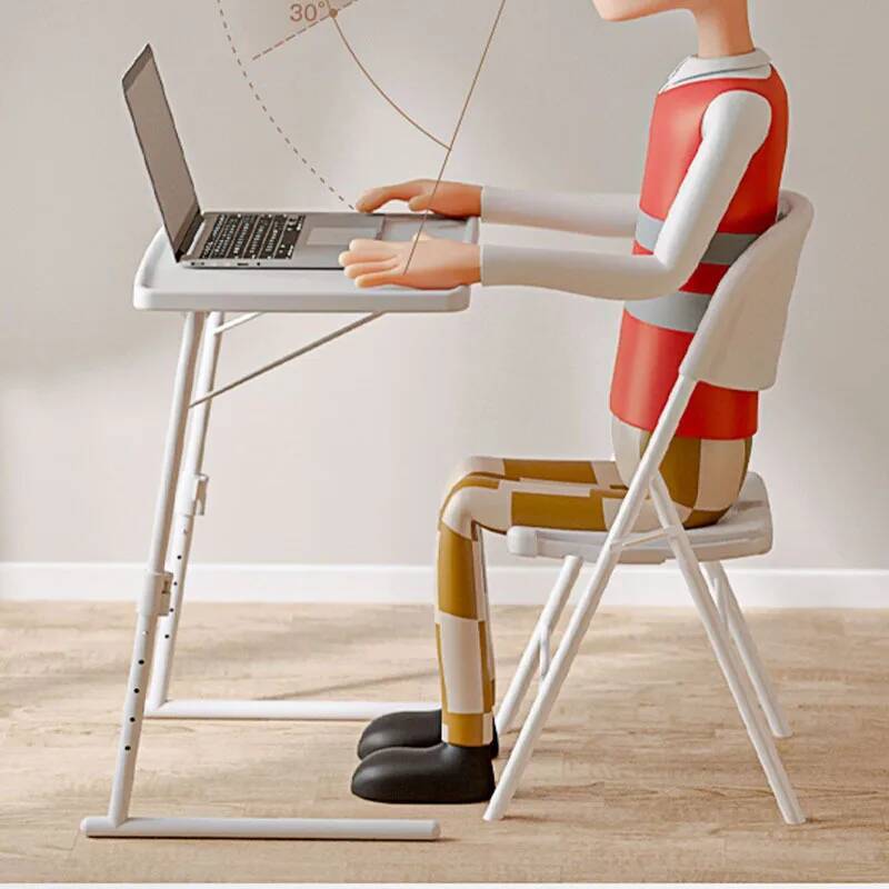 寝室セットアップコンピュータデスクフィートレスト棚人間工学に - Desk Setup With Laptop のレビューと価格