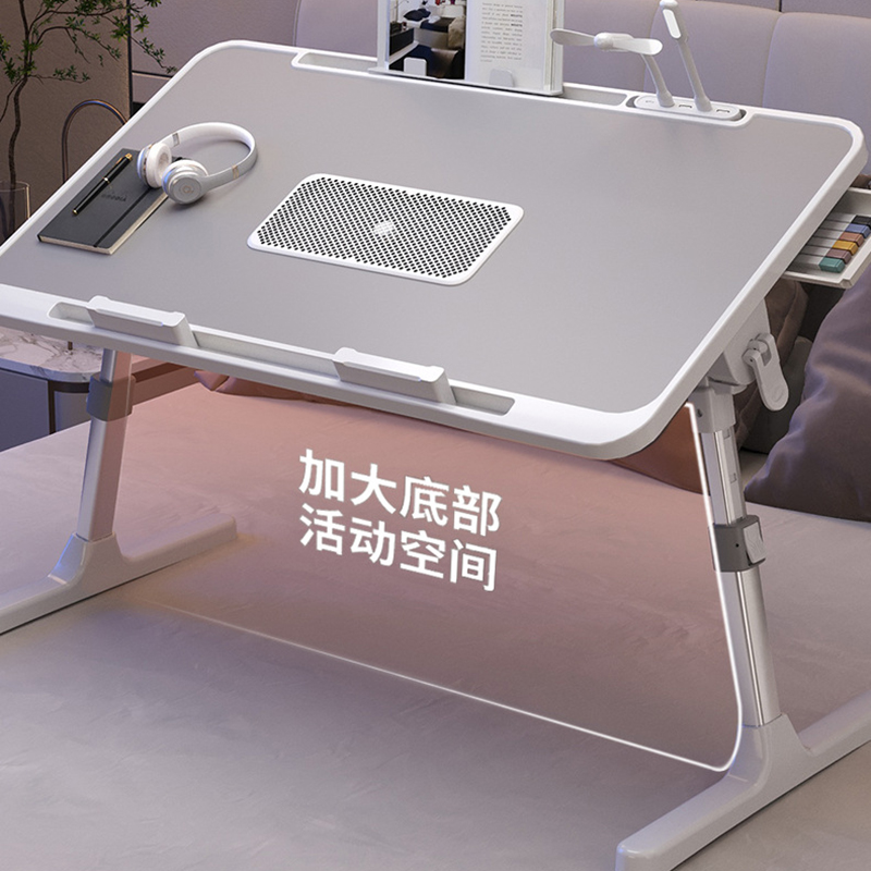 オーバーベッドテーブル デスク ゲーム用テーブル オフィス家 - Desk Setup With Laptop のレビューと価格