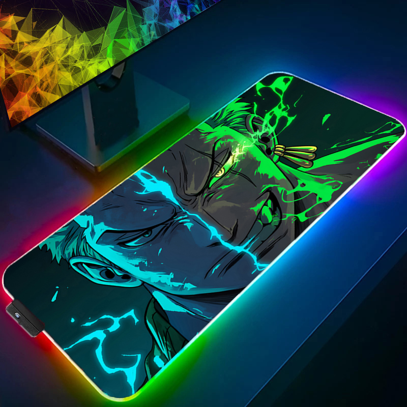 ワンピースゾロマウスパッド RGB ゲームアクセサリー Ga - Desk Setup Rug のレビューと価格
