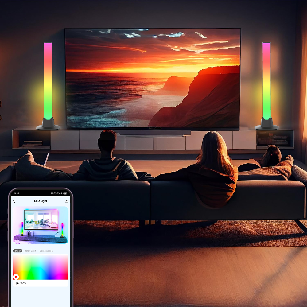 RGB LED ライトバー Bluetooth セットアップ - Desk Setup With Tv のレビューと価格