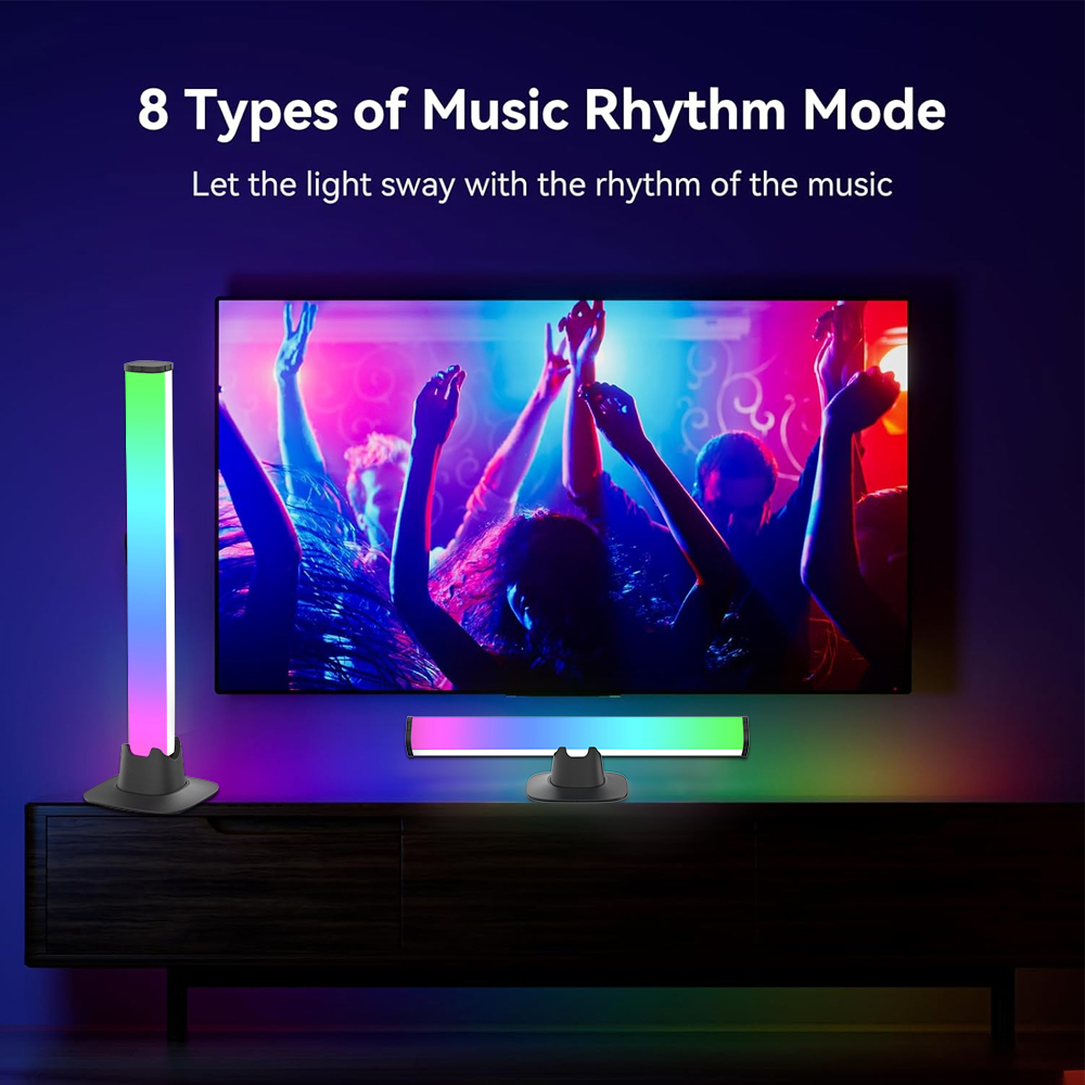RGB LED ライトバー Bluetooth セットアップ - Desk Setup With Tv のレビューと価格
