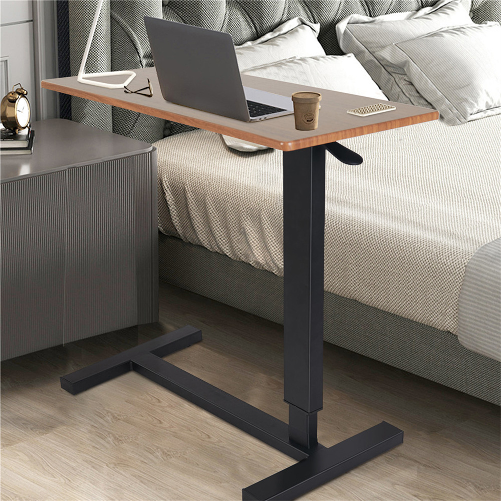 大型ローリングオーバーベッドラップトップデスク高さ調節可能な - Desk Setup Laptop のレビューと価格