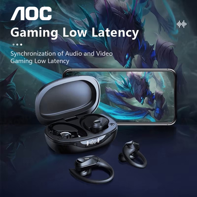 Choice AOC スポーツ ヘッドセット ワイヤレス B - Headphone Hook Under のレビューと価格