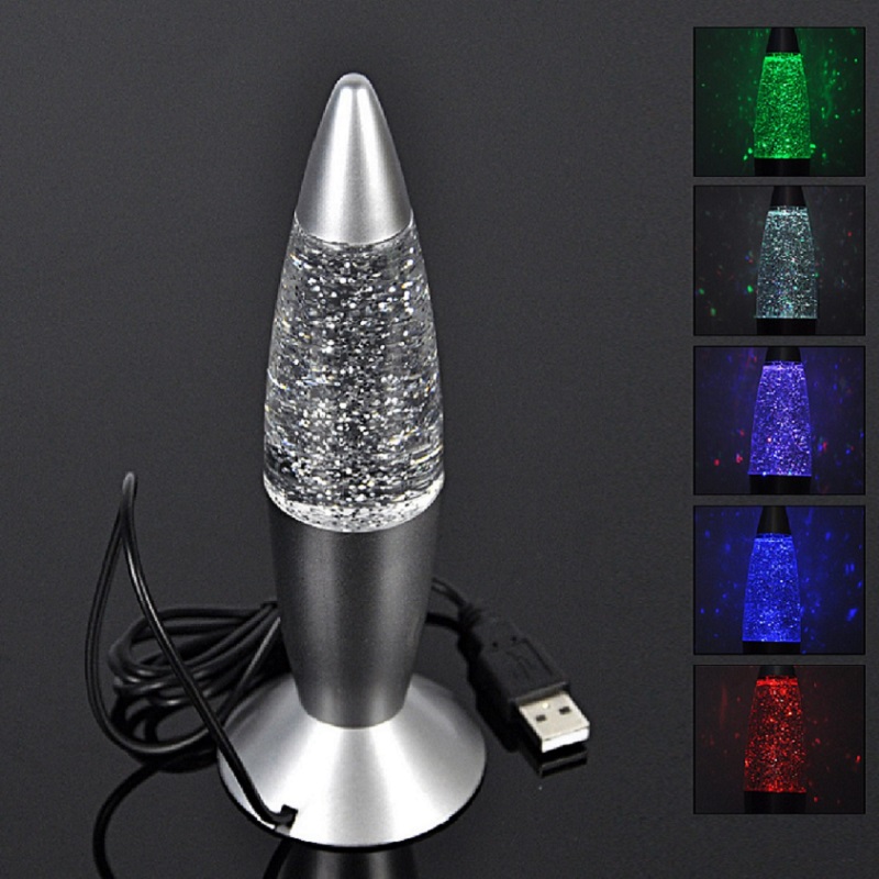 LEDロケットランプ USBカラーチェンジナイトライト RG - Gaming Setup Desk のレビューと価格