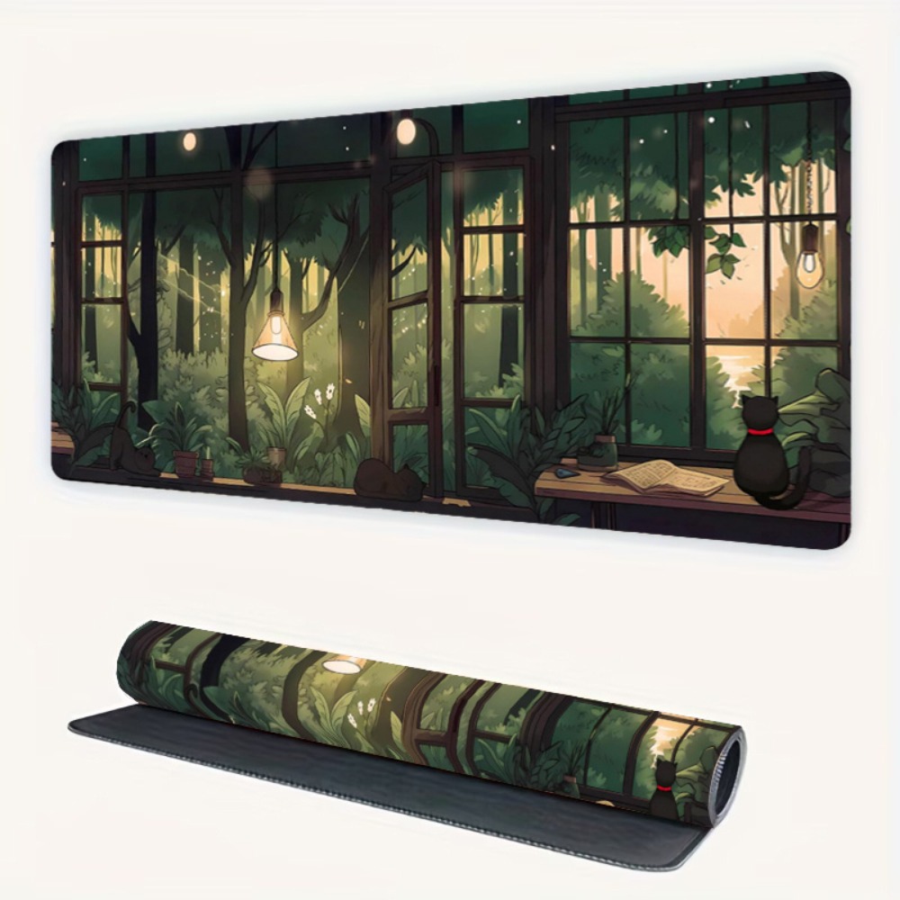かわいいロフィデスクマット - 緑の植物マウスパッド - 大 - Desk Setup With Plants のレビューと価格