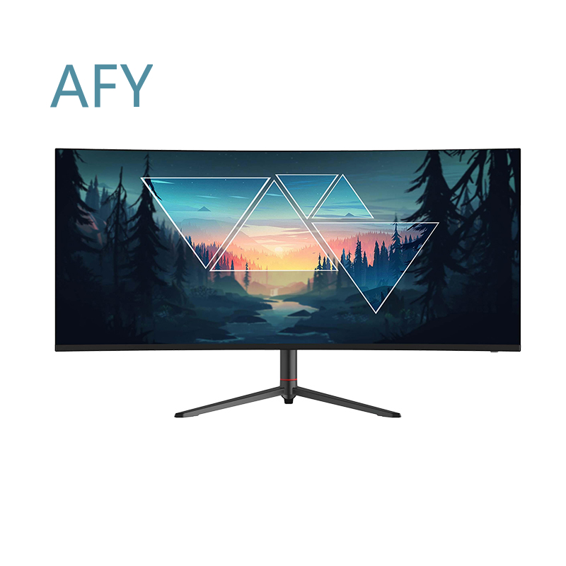 Flashworth 34インチ 4K曲面ゲーミングモニター - Desk Setup Dual Monitor のレビューと価格