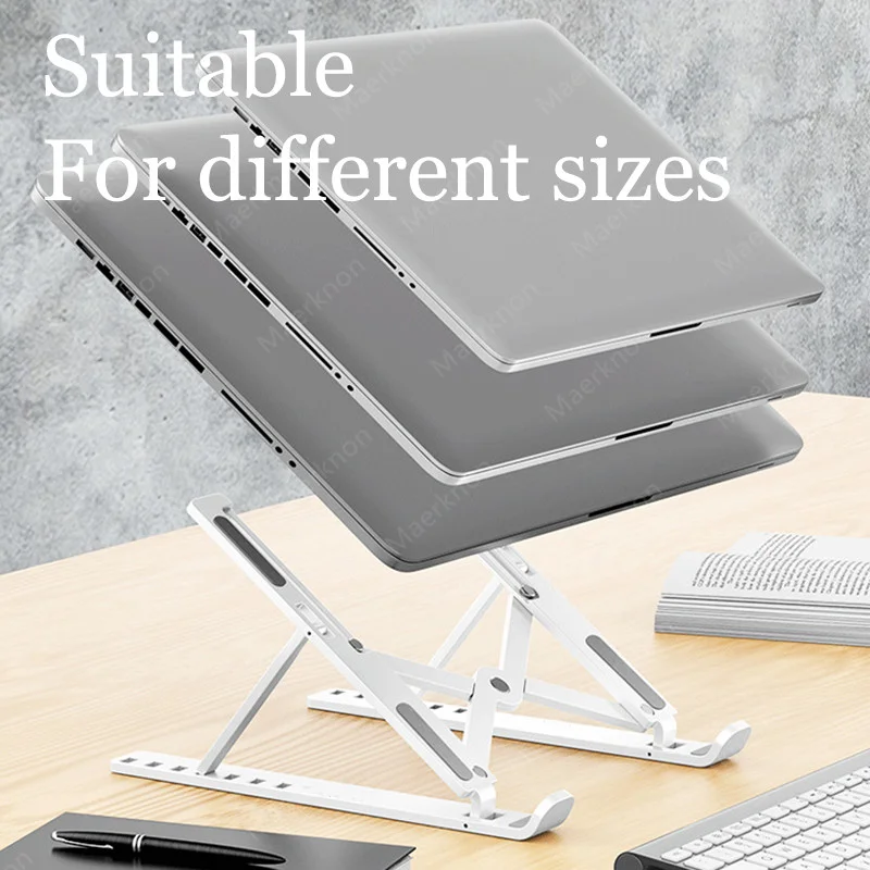 折りたたみ式ラップトップスタンドポータブル調節可能なノートブ - Desk Setup Mac のレビューと価格