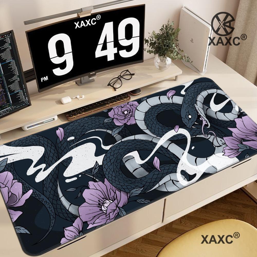 バイパースネークセットアップ XAXC マウスパッド 大型キ - Desk Setup With Laptop のレビューと価格