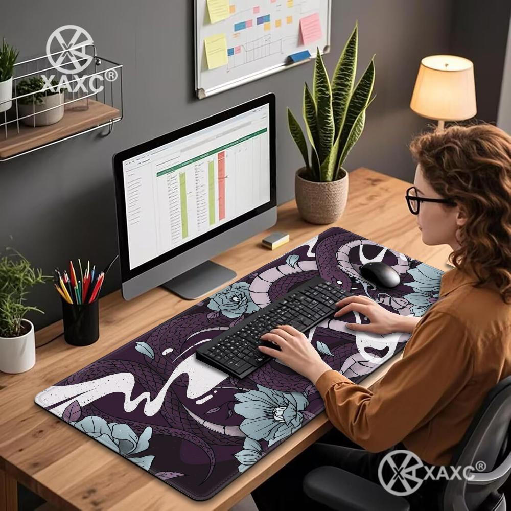バイパースネークセットアップ XAXC マウスパッド 大型キ - Desk Setup With Laptop のレビューと価格