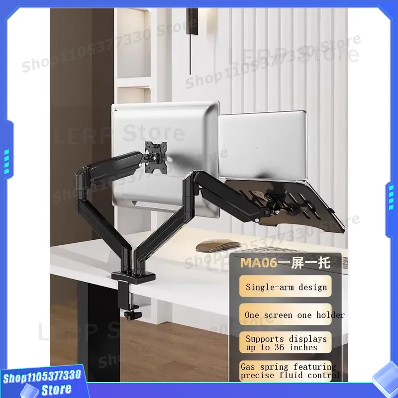 32 インチ デュアル モニター スタンド 調節可能なアルミ - Desk Setup Dual Monitor のレビューと価格