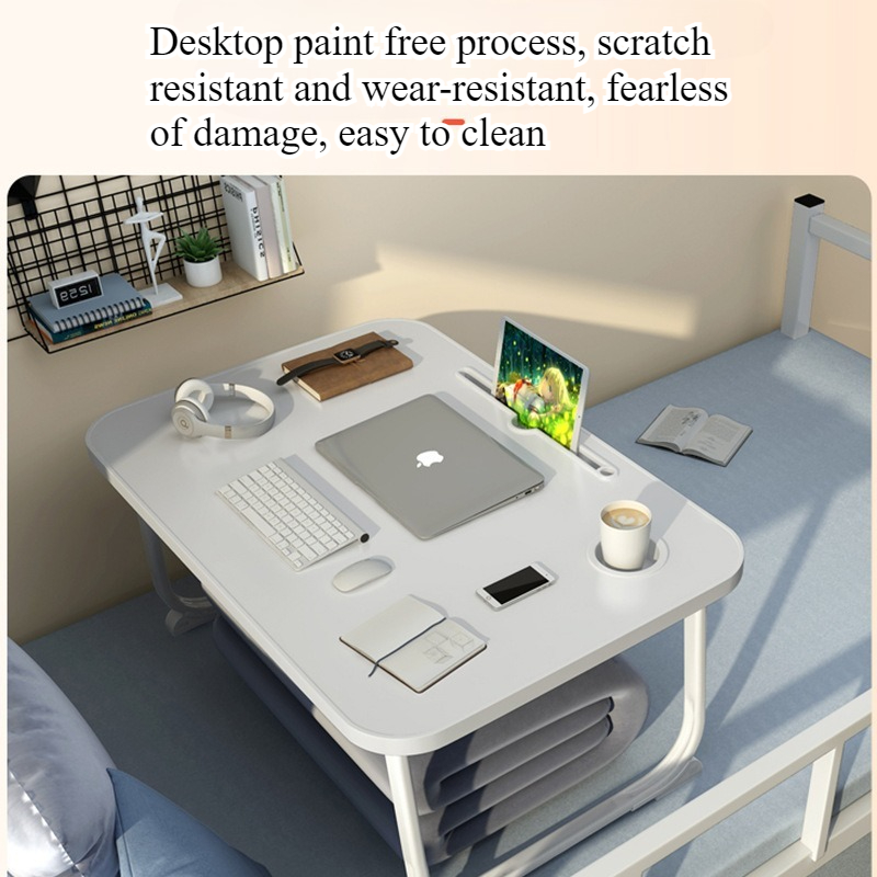 ベッドデスク 折りたたみ式 小型テーブル パソコンテーブル  - Desk Setup Laptop のレビューと価格