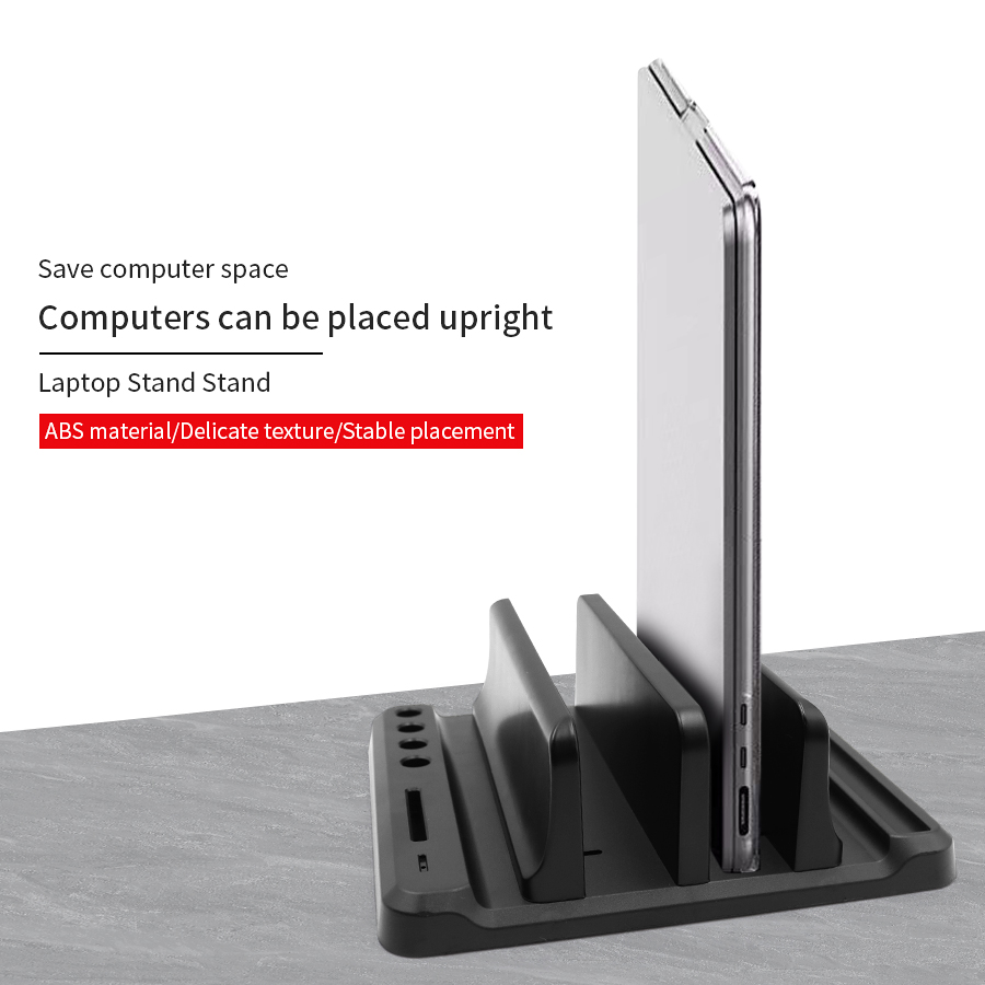 垂直ラップトップスタンドプラスチックポータブルタブレット/M - Desk Setup Mac のレビューと価格