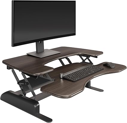 デスクプロプラス36、デュアルモニタースタンディングコンバー - Desk Setup Dual Monitor のレビューと価格