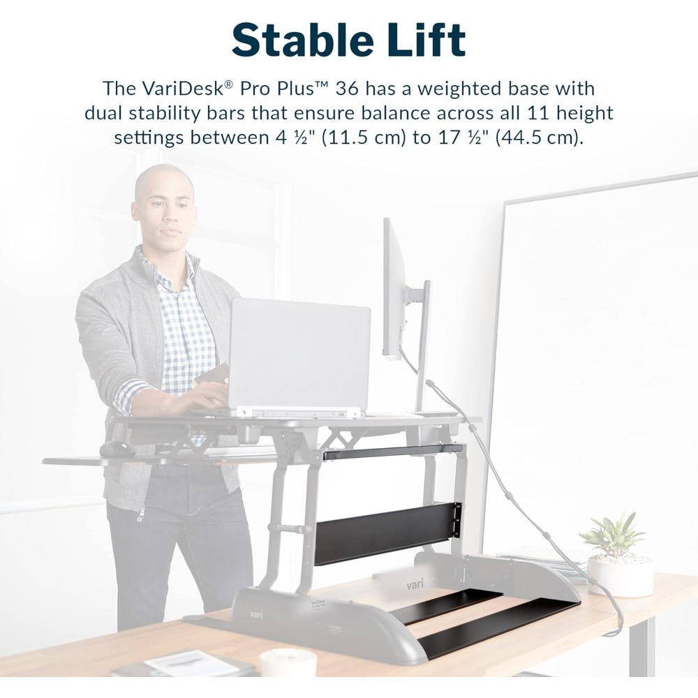 デスクプロプラス36、デュアルモニタースタンディングコンバー - Desk Setup Dual Monitor のレビューと価格