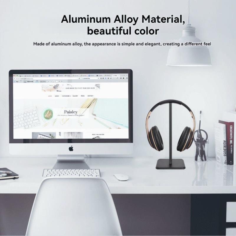 1 個ユニバーサルプラスチックヘッドフォンホルダーゲーミング - Headphone Hook Under のレビューと価格