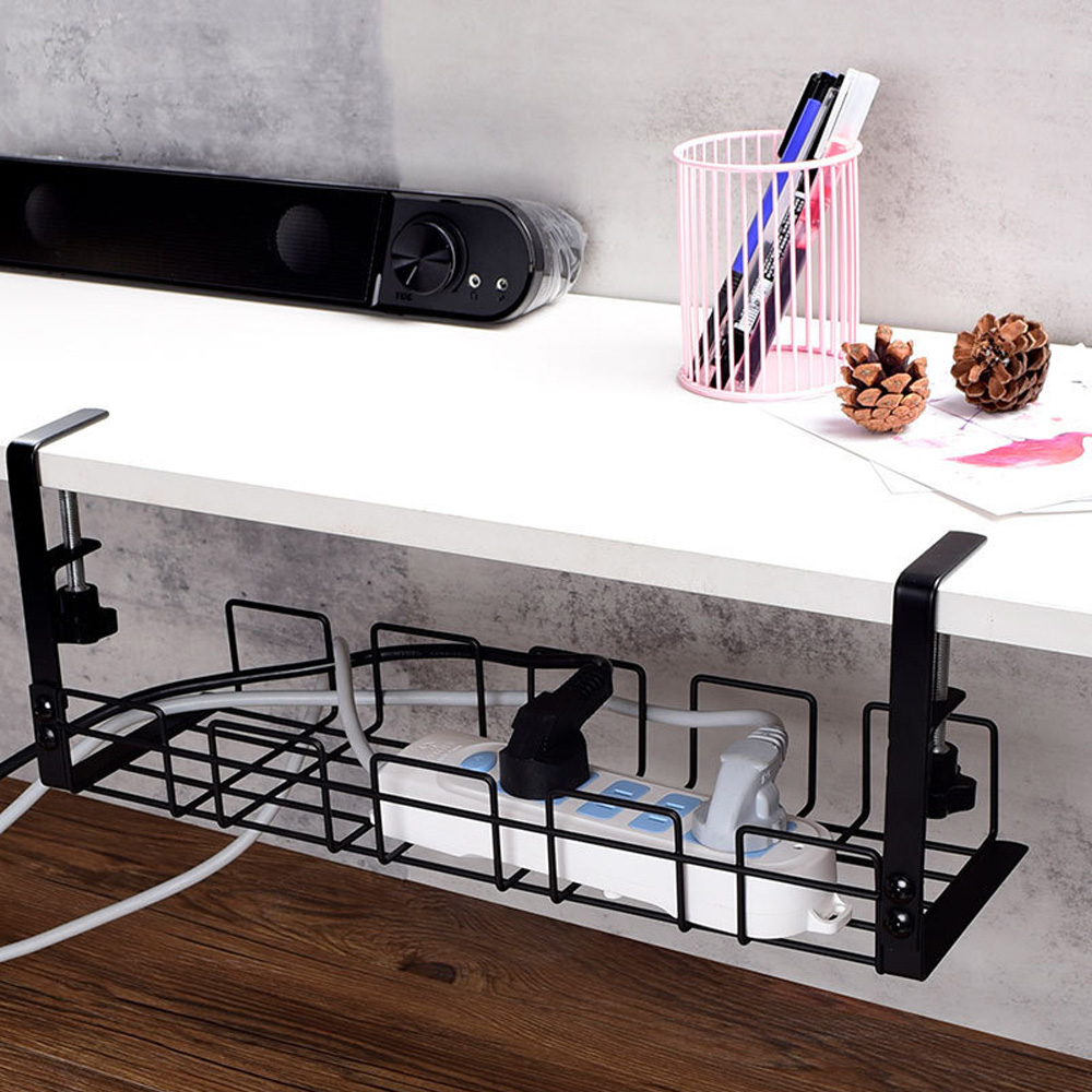 デスク下のケーブル管理ボックス ケーブルオーガナイザー 収納 - Desk Setup Shelves のレビューと価格